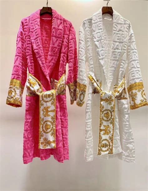 women's versace coat|versace sleeping gown.